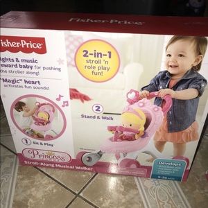 Princess Mommy Stroll-Along Musical Walker